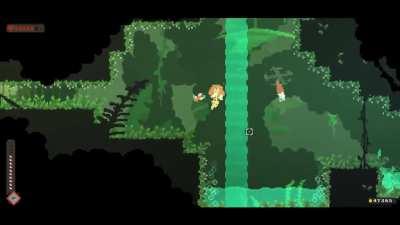 New Character desing, new bird, new upgraded environment for my game alzee! (I redesigned the whole character because alot of people said she looked too much like celeste)