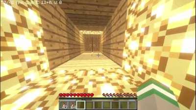 My friend in minecraft made me a surprise