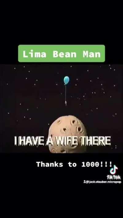 Lima bean man