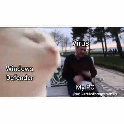 When my PC gets beaten by viruses on Windows..