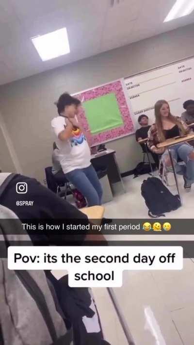 I wonder how many times she practiced that in her room