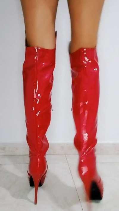 Boots Domme Heels Porn GIF by agnetadama