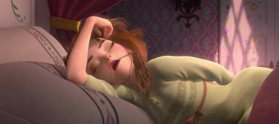 Anna snores but it's Fuhrberger from GTA San Andreas