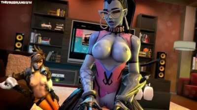 Bimbo Widowmaker Riding Gamer Dick [Overwatch](The Firebrand)