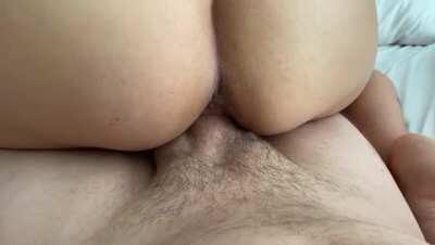 If u look really close and watch til the end youll see that there was 2 cocks in me when he cums inside!