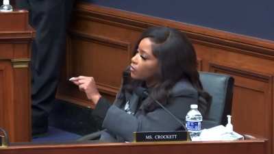 Jasmine Crockett All But Dares House Colleagues to Say Russia Invaded Ukraine. Met with slience.