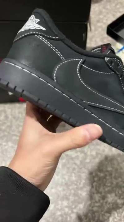 Jordan 1 Retro Low OG SP Travis Scott Black Phantom DM7866-001 GH40.5-47.5