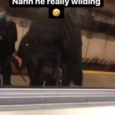 Thuggin in the train