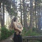 Stripping down for the next person who comes down the trail :)