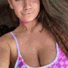 Blue eyes & big tits