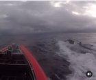 US Coast Guard boarding a semisubmersible craft in the Pacific loaded with 8.5 tons of cocaine: