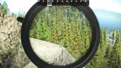 Nasty SBIH shot I hit on Woods yesterday (205m)