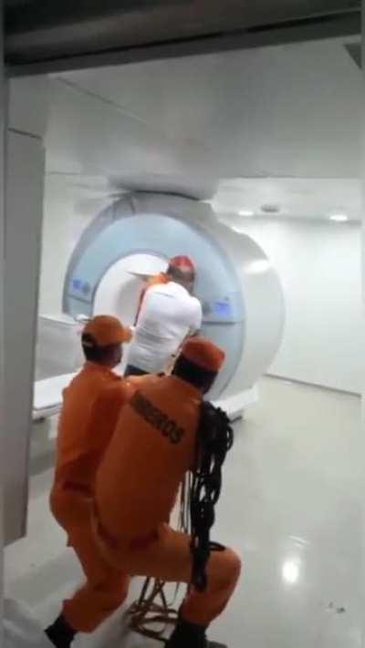 WCGW if I bring a revolver into the MRI room?