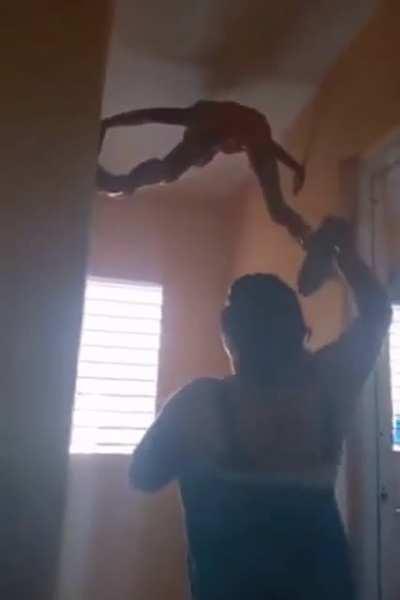 Mom had lil bro fearin for his life