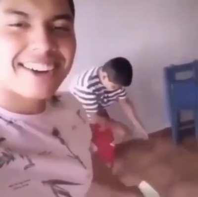 Pov: The friendly fire is on