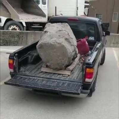 Loading a pickup truck