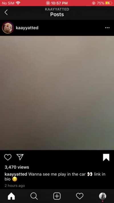 Incase y’all missed it cuz she’ll probably delete it