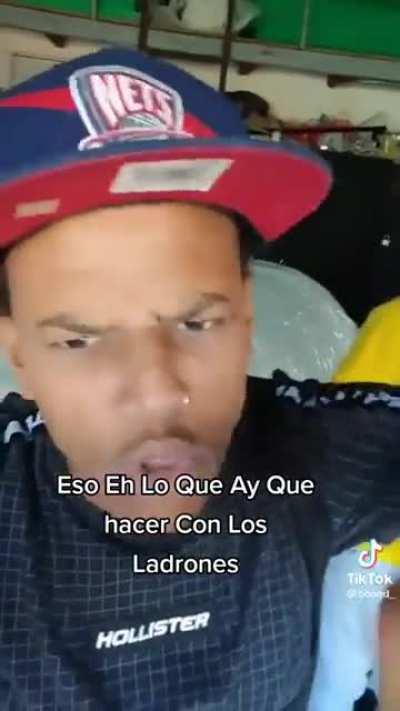 One of our intelectuals expresing his indignations over the crime levels in the country xdd