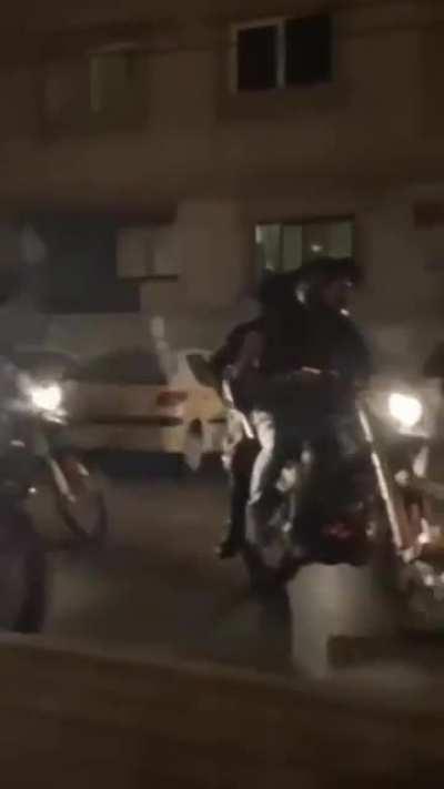 protests continue in iran.