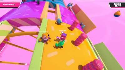 Fall guys extremely lucky moment