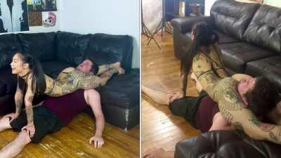 Watch what happens when Honey doesn’t stop squeezing.