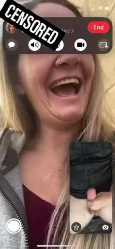 Cute MILF neglects her sons football practice to watch me beat my young meat on facetime