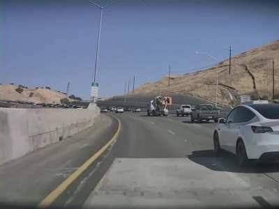 Other driver decides to merge into me 🙃