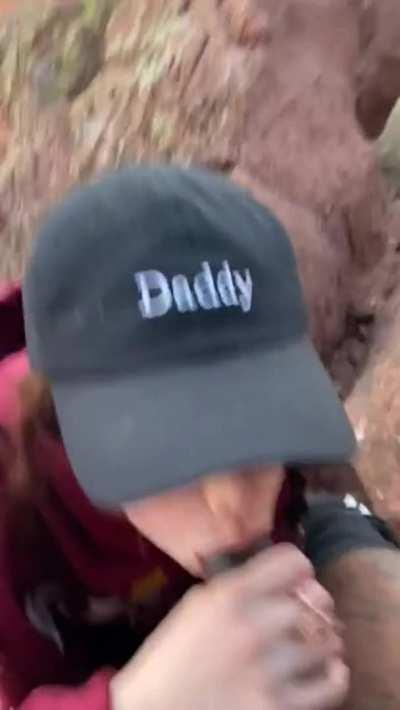 When she says she going hiking with a friend, this is what shes really doing