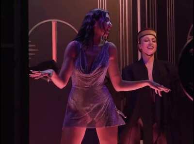 Dua Lipa dancing
