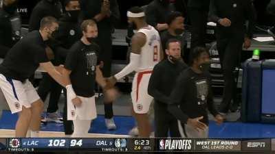 [Highlight] Rondo blows by Luka and lays it in to force the timeout