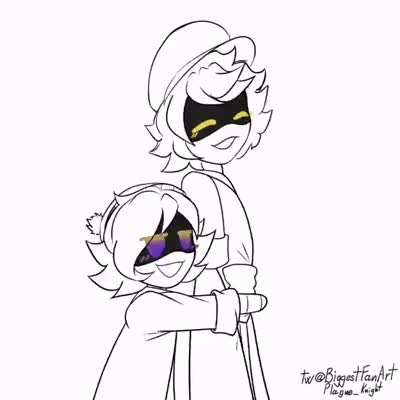 Purple Gremlin Attacks Prey 💜💛 (By @BiggestFanArt)