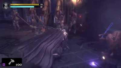 Finally got batman's explosive gun to level 20 in the suicide squad batman dlc! Guns > freeflow combat