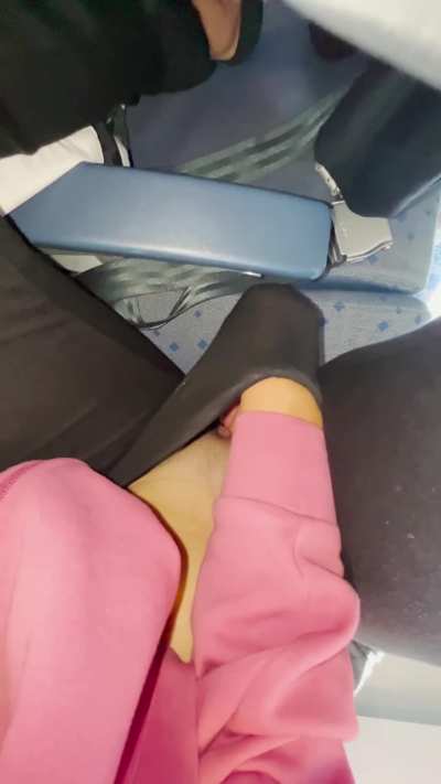 A long flight will not keep me from getting myself off