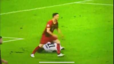 Footballer survives near death experience after his team scores