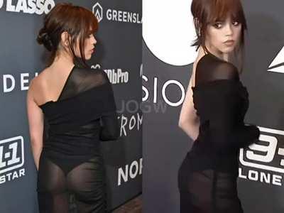 Jenna Ortega showing off her ass 🍑