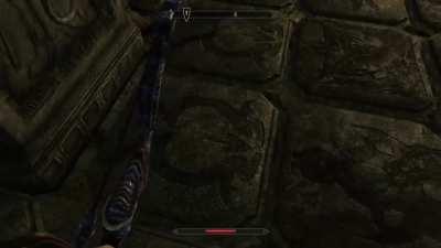 thanks, skyrim (captured, with difficulty, on the switch)