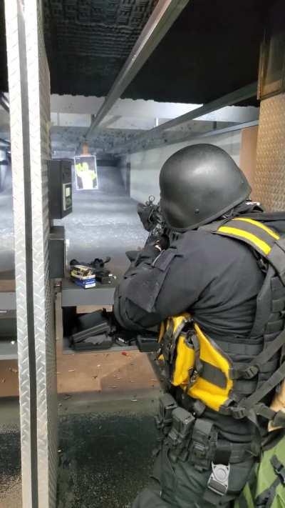 HUNK (self) goes to the gun range.