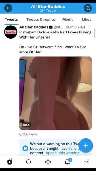 Instagram Baddie Abbi R@0 Loves Being Naked For You! Twitter:@star_baddies