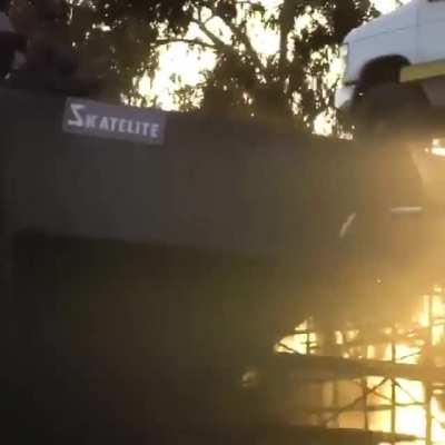 HMC while I skate a Mega-Ramp