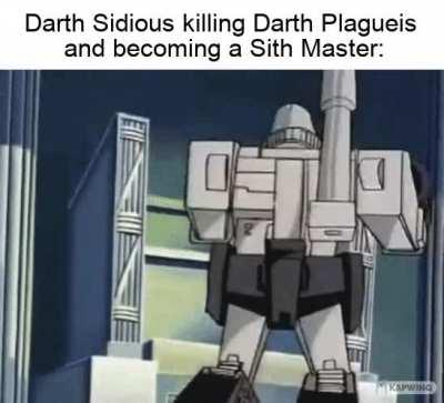 I think Megatron is a Sith Lord