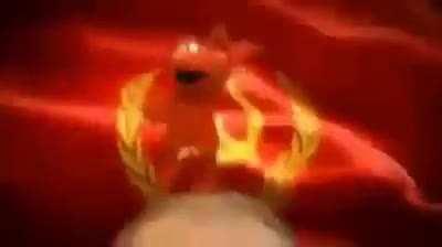 Elmo is happy because Putin is going to be president until 2036