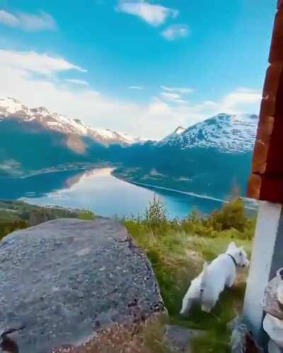 Evening walks in Norway