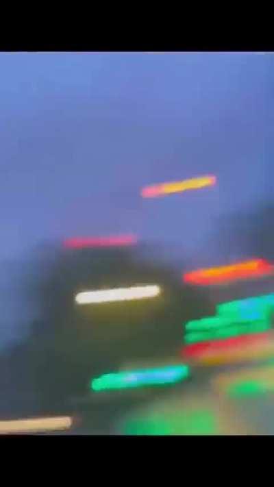 Red orbs spotted within the center of London on the 28th July, 2023.