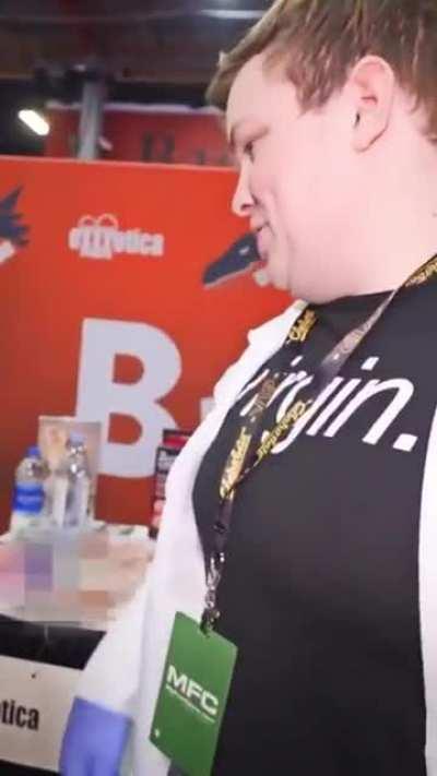 When you try to look cool in front of a porn star.