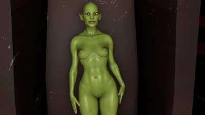 Monster Girl fusion was a success!  Would you hit it?  [Adult VR Game Room]