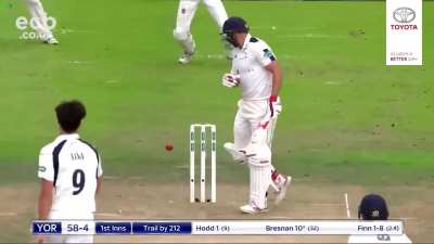 Steven Finn (bootleg English McGrath wannabe) destroys Tim Bresnan