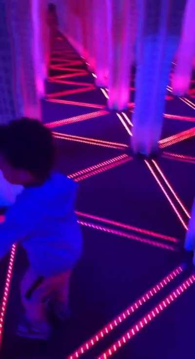 Never run in a mirror maze