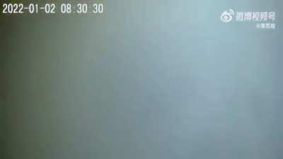 Worker drops package and it explodes when it hits the ground