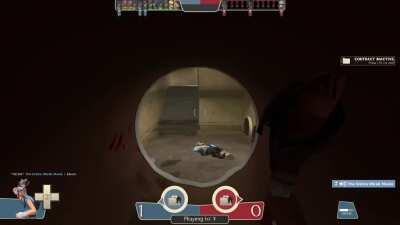 Props to this absolute madlad for playing the entierty of shrek in our 2fort lobby.