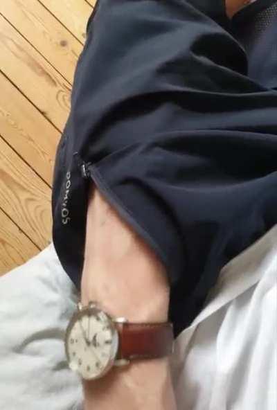 How about hands reaching in pockets?